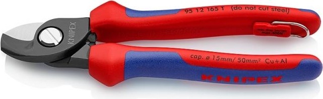 Ножницы для резки кабеля KNIPEX 9512165T 165 мм со страховочным креплением KN-9512165T