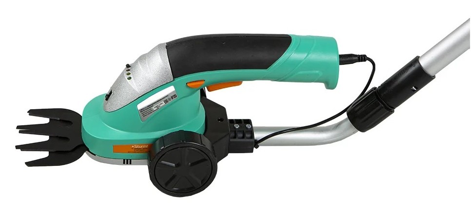 Ножницы для травы аккумуляторные Sturm CHT3601 для травы и кустов со штангой - изображение 2
