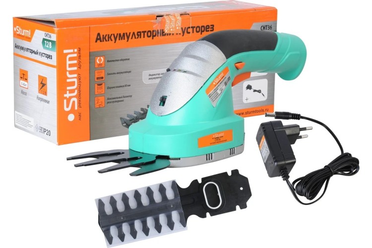 Ножницы для травы аккумуляторные Sturm CHT36 для травы и кустов - изображение 5