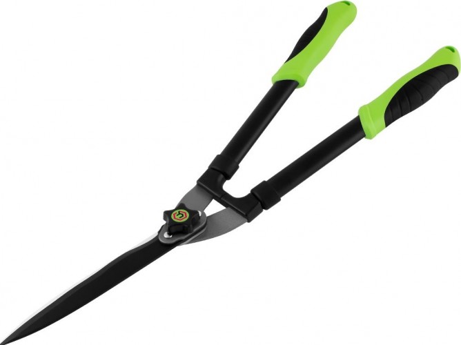 Ножницы для живой изгороди ЦЕНТРОИНСТРУМЕНТ 0210ЦИ с алюминиевыми ручками 0210