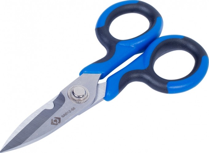 Ножницы электрика KING TONY 6AB12-55 145 мм, для работы с проводами