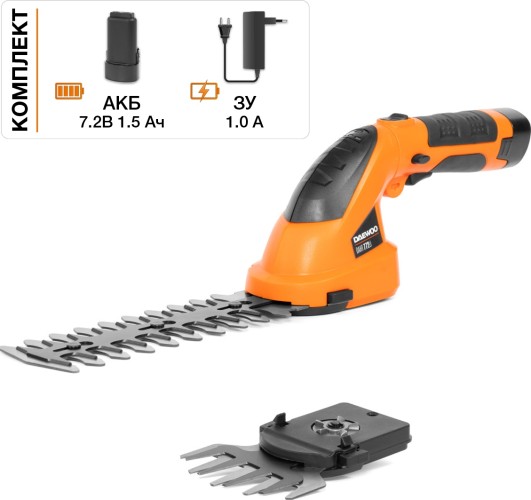 Ножницы-кусторез аккумуляторные DAEWOO DAHT 772Li SET