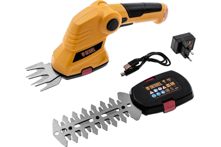 Ножницы-кусторез аккумуляторные Denzel G411 3,6В Li-Ion 96817 - изображение 4