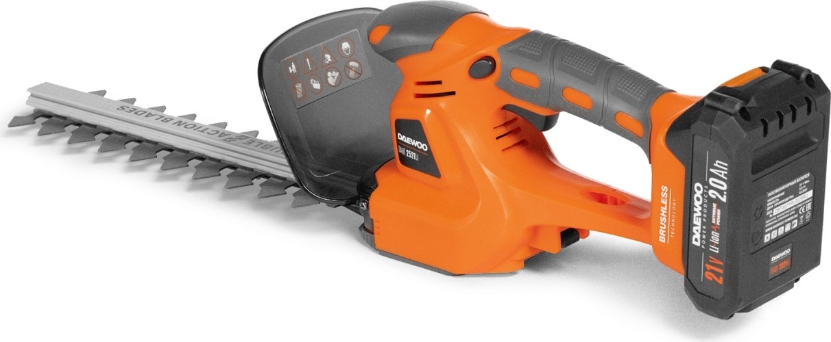 Ножницы-кусторез аккумуляторные DAEWOO DAHT 2521Li SET с акб и зу - изображение 5