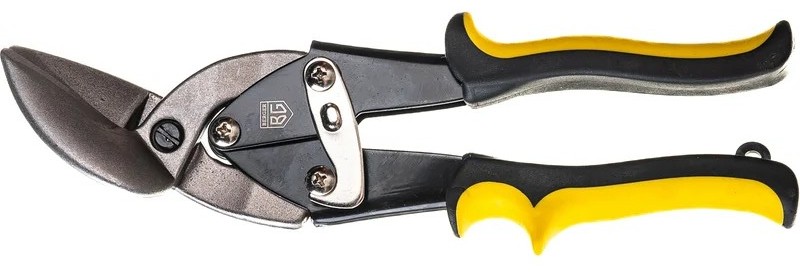 Ножницы по металлу BERGER BG1232 ручные, усиленные рычажные (левый рез) 250 мм