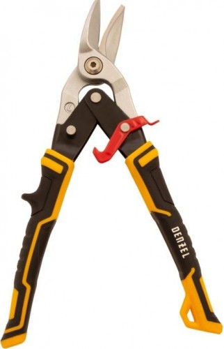 Ножницы по металлу Denzel 78372 прямой и левый рез - изображение 5