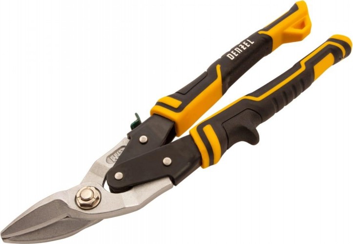 Ножницы по металлу Denzel 78371 прямой и правый рез