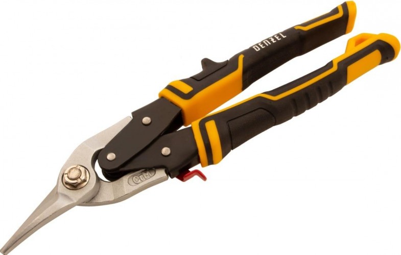 Ножницы по металлу Denzel 78372 прямой и левый рез - изображение 2