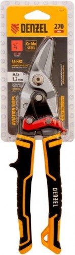 Ножницы по металлу Denzel 78372 прямой и левый рез - изображение 4