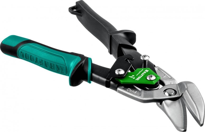Ножницы по металлу KRAFTOOL Alligator левые усиленные с выносом, 250 мм 2328-OL - изображение 2