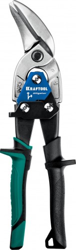 Ножницы по металлу KRAFTOOL Alligator правые усиленные с выносом, 250 мм 2328-OR
