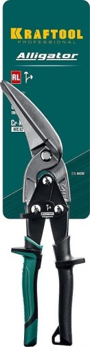 Ножницы по металлу KRAFTOOL Alligator правые удлиненные, cr-mo, 280 мм 2328-RL - изображение 2