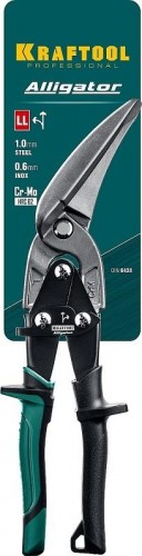 Ножницы по металлу KRAFTOOL Alligator левые удлиненные, cr-mo, 280 мм 2328-LL - изображение 2