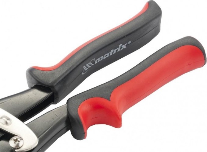 Ножницы по металлу MATRIX 250 мм, пряморежущие 78330 - изображение 3