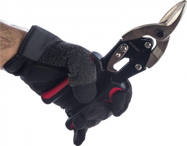 Ножницы по металлу REXANT 12-4630 прямые 260 мм, двухкомпонентные рукоятки - изображение 5