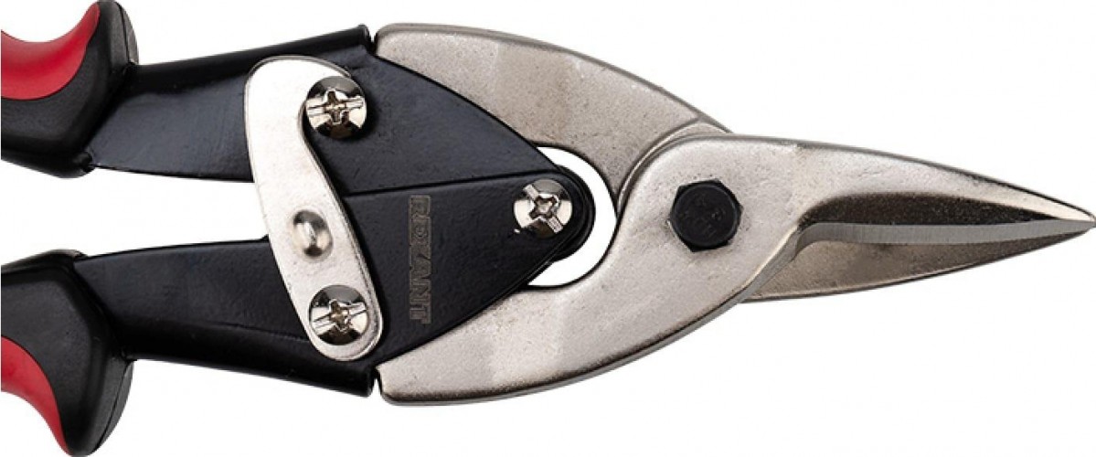 Ножницы по металлу REXANT 12-4630 прямые 260 мм, двухкомпонентные рукоятки - изображение 4