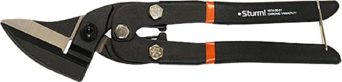 Ножницы по металлу Sturm 1074-06-01 кованные губки, скрытый механизм