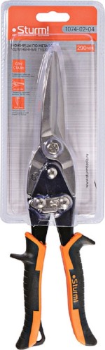 Ножницы по металлу Sturm 1074-02-04 с удлиненными губками 290мм, cr-v - изображение 5