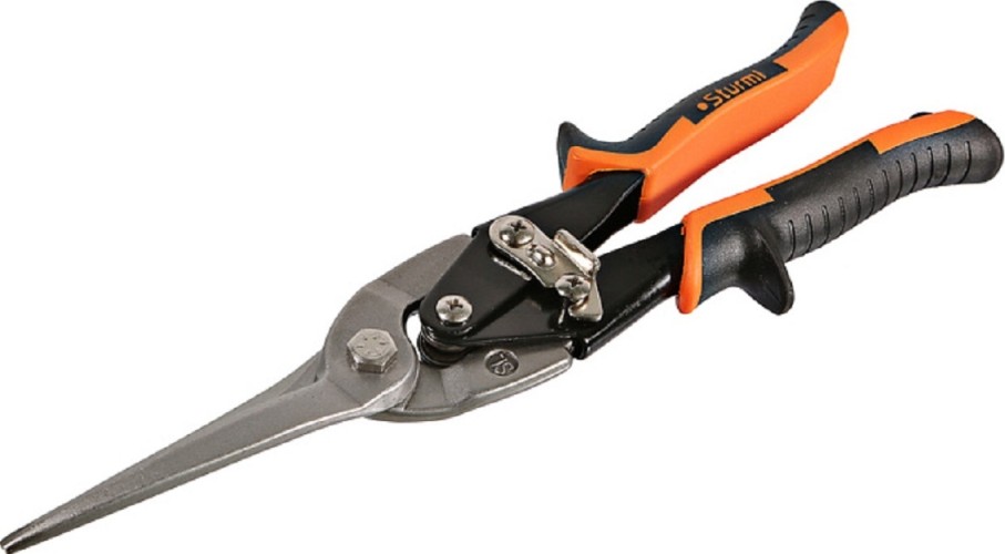 Ножницы по металлу Sturm 1074-02-04 с удлиненными губками 290мм, cr-v