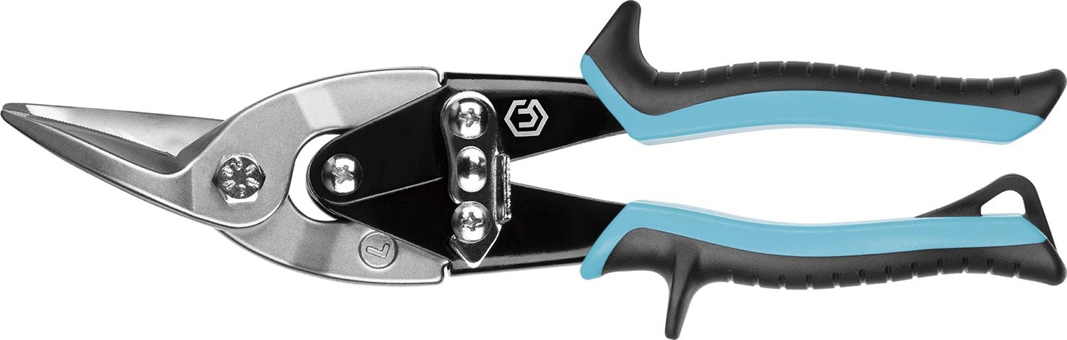 Ножницы по металлу ЦЕНТРОИНСТРУМЕНТ 1975 прямой и левый рез, 250мм