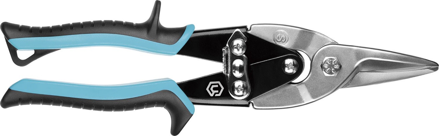 Ножницы по металлу ЦЕНТРОИНСТРУМЕНТ 1976 прямой рез, 250мм