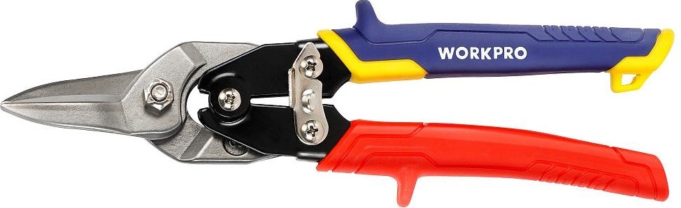 Ножницы по металлу WORKPRO WP214021 проф авиационные 250мм прямые - изображение 2
