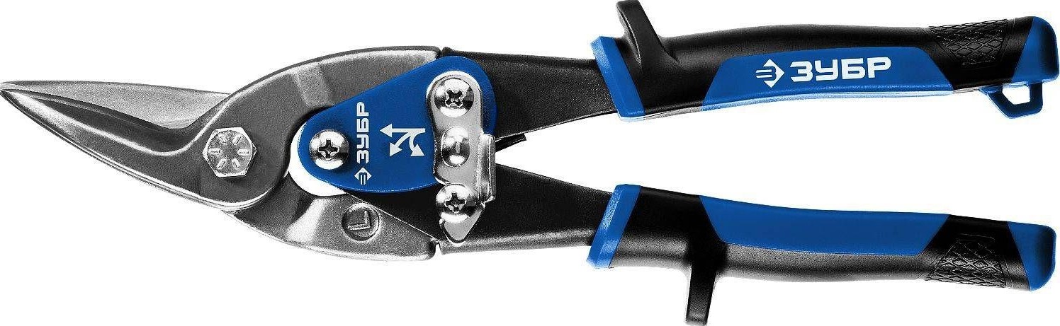 Ножницы по металлу ЗУБР МАСТЕР КАТРАН 250 мм, левые, cr-mo 23130-L