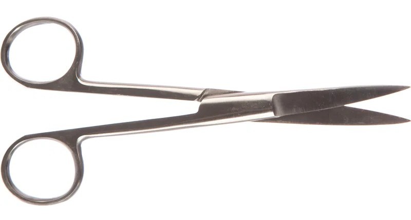 Ножницы REXANT 12-4925-9 с двумя острыми концами прямые 145мм