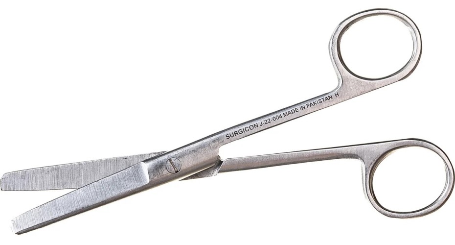 Ножницы REXANT 12-4926-9 тупоконечные прямые 140 мм