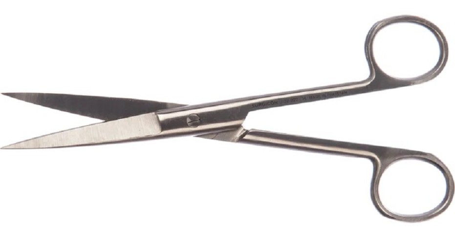 Ножницы REXANT 12-4929-9 остроконечные прямые 165мм