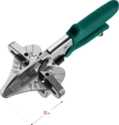 Ножницы технические KRAFTOOL MC-12 угловые с набором матриц 23372-12 - изображение 5