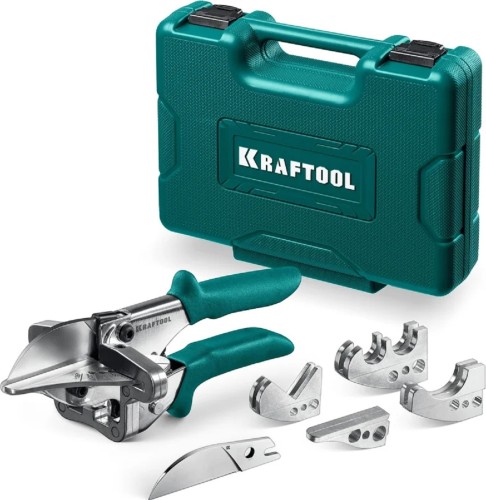 Ножницы технические KRAFTOOL MC-12 угловые с набором матриц 23372-12