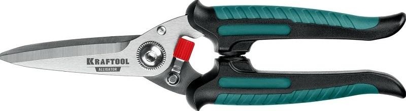Ножницы технические KRAFTOOL ALLIGATOR многофункциональные прямые 200 мм 23201 - изображение 2