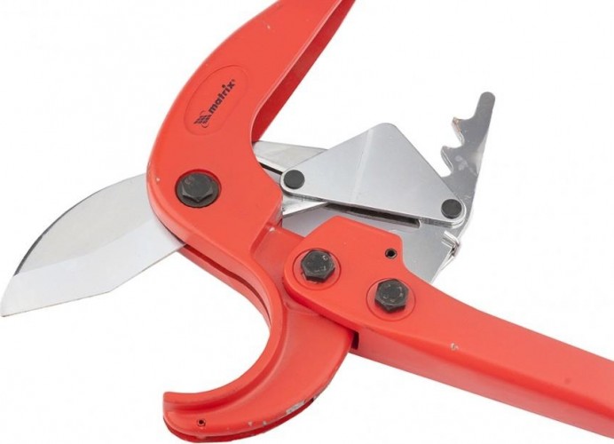 Ножницы технические MATRIX d-63 мм для резки изделий из пвх, универсальные 78418 - изображение 2