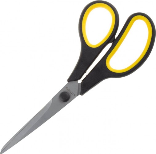 Ножницы технические STAYER MASTER хозяйственные, изогнутые, 195мм 40466-19 - изображение 2