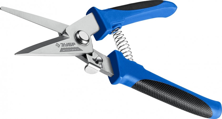 Ножницы технические ЗУБР СУПЕРНОЖНИЦЫ универсальные 200 мм 23215