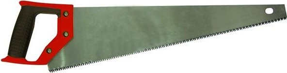 Ножовка по дереву Biber Профи 85681 3d заточка средний зуб, обрезин. рукоятка 400мм Тов-080823