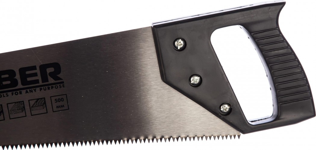 Ножовка по дереву Biber Стандарт 85653 средний зуб, 500мм тов-080814 - изображение 2