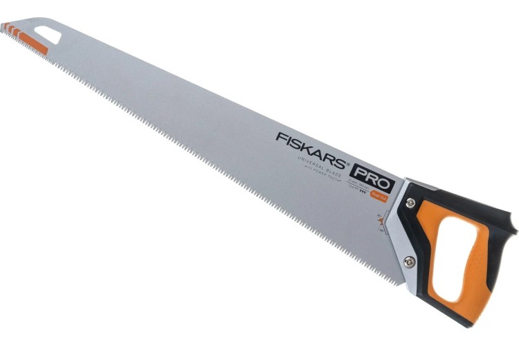 Ножовка по дереву FISKARS PowerTooth 550мм 9 зубьев на дюйм 1062917