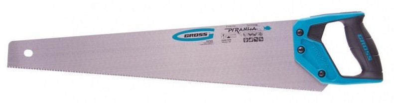 Ножовка по дереву GROSS 24105 PIRANHA, 550 мм, 11-12 tpi