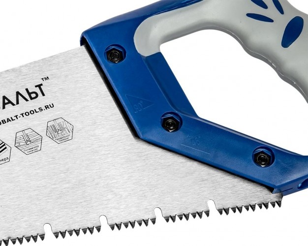 Ножовка по дереву Кобальт 792-964 400 мм, шаг 3,5 мм/ 7 tpi, закаленный зуб, 3d-зато - изображение 4