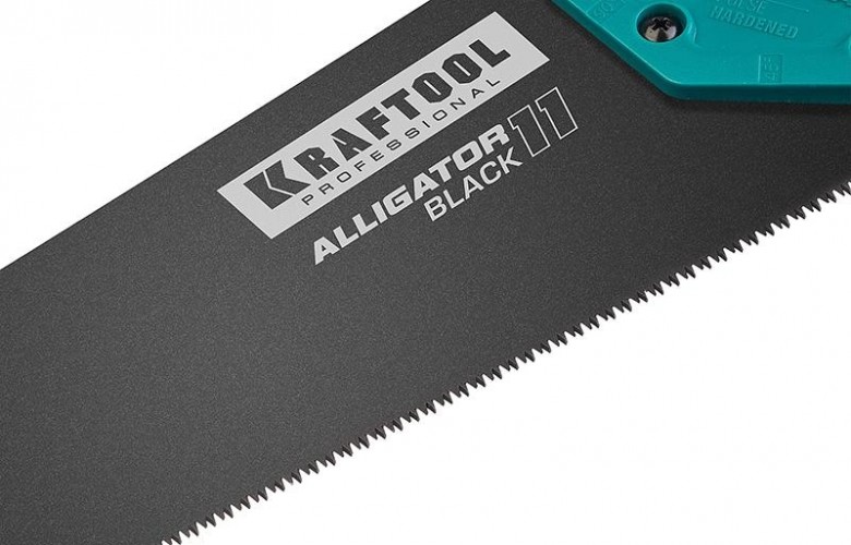 Ножовка по дереву KRAFTOOL "Alligator BLACK" для точного реза 400 мм, 11 tpi 3d зуб, 15205-40 - изображение 3