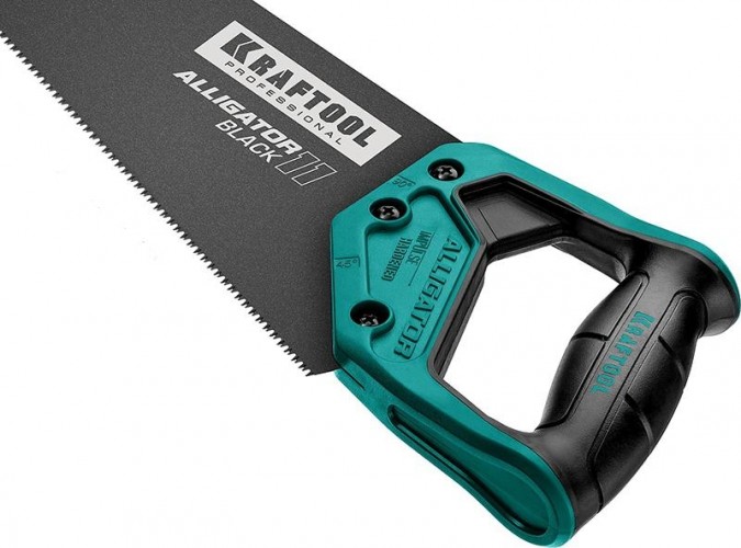 Ножовка по дереву KRAFTOOL "Alligator BLACK" для точного реза 400 мм, 11 tpi 3d зуб, 15205-40 - изображение 4