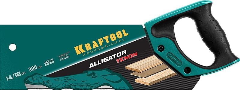 Ножовка по дереву KRAFTOOL "KraftMax" (пила) tenon, 14 /15 tpi, 300 мм, с обушком для ст 15228-30 - изображение 2