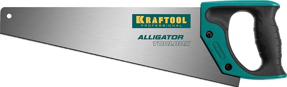 Ножовка по дереву KRAFTOOL ToolBox-13" (пила) 350 мм, 13 tpi, специальный зуб, компактная 15227-35