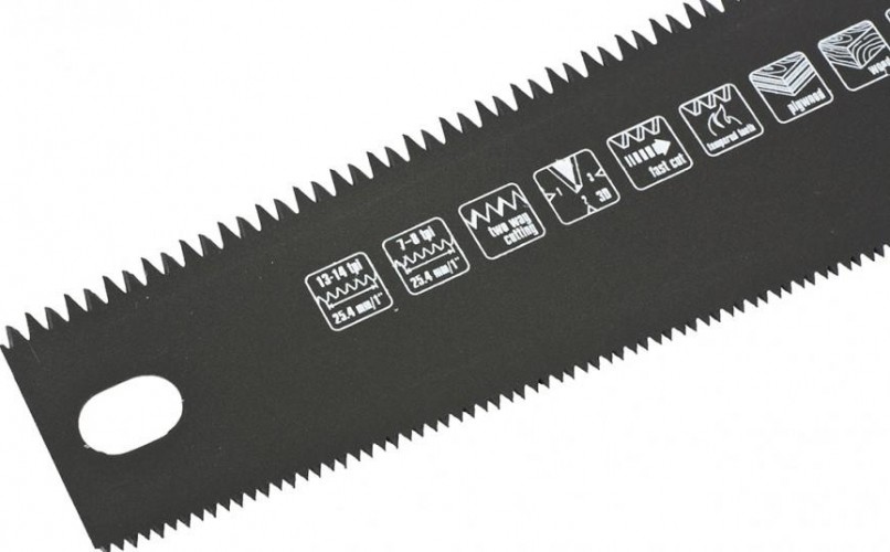 Ножовка по дереву MATRIX universal,350 мм ,зуб-3d/2d,закал. зуб,две рабочие  23570 - изображение 2