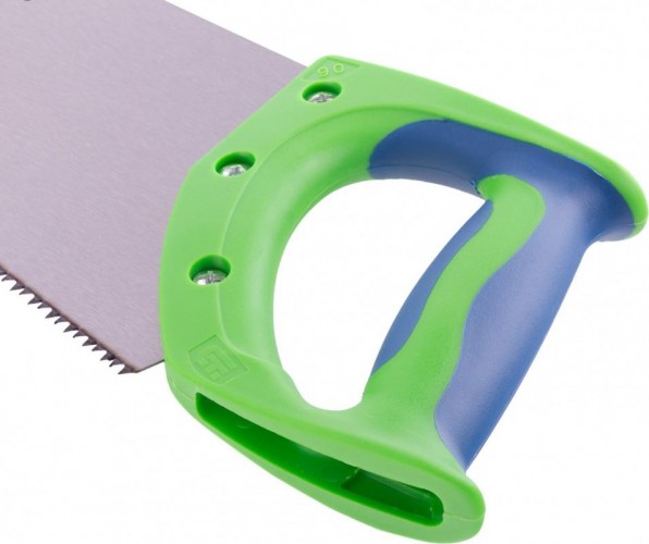 Ножовка по дереву СИБРТЕХ 450 мм "зубец" каленый зуб, двухкомпонентная рукоятка 23803 - изображение 3