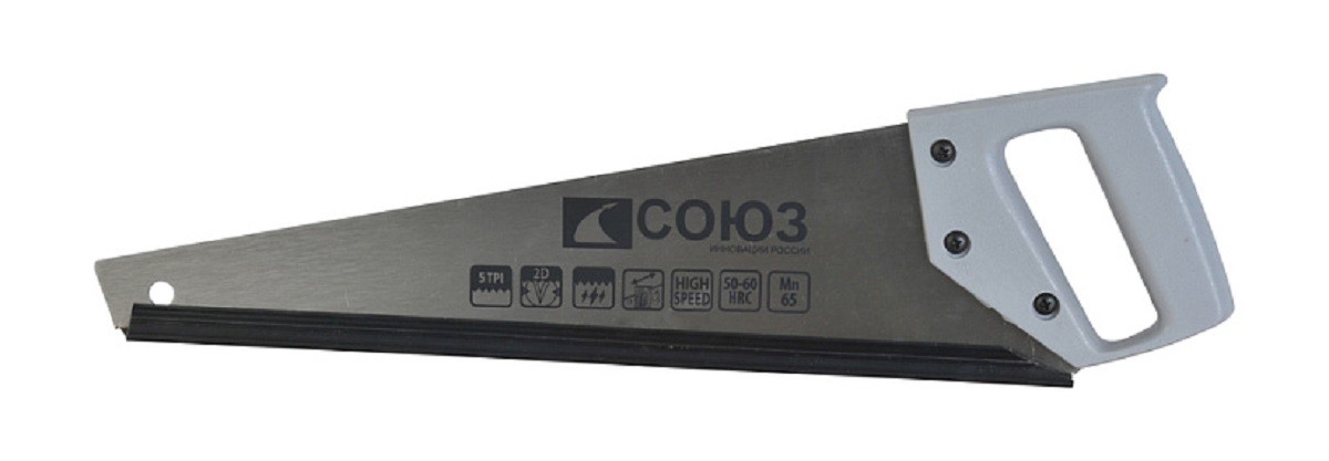 Ножовка по дереву СОЮЗ 1060-14-400С 400мм, 5tpi, 2d