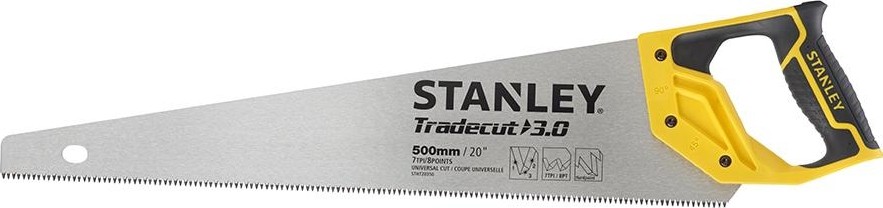 Ножовка по дереву STANLEY TRADECUT 500 мм 7 TPI STHT20350-1 STHT20350-1 - изображение 2
