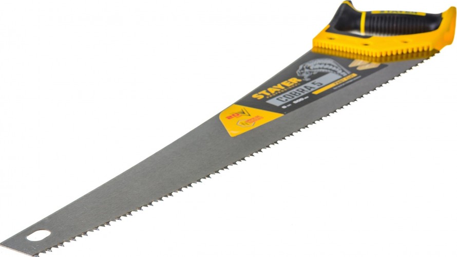 Ножовка по дереву STAYER Cobra 5 (пила) 500 мм, 5 tpi, прямой крупный зуб, быстрый  1506-50_z02 - изображение 3